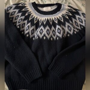 Old Navy Crew Neck Sweater with Fair Isle Pattern